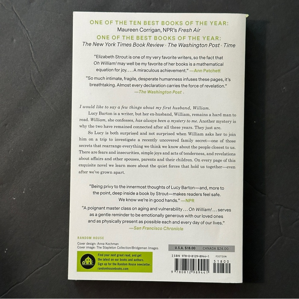 Oh William: A Novel by Elizabeth Strout | Paperback Book - Picture 2 of 7